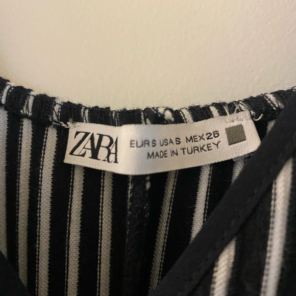 NWOT Zara Striped Romper - Picture 4 of 4